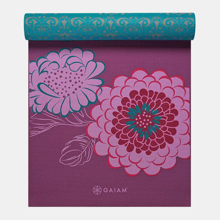 Gaiam Kiku Yoga Mat (6mm) Multi-Color Gaiam Kiku Yoga Mat (6mm) Multi-Color image number 0