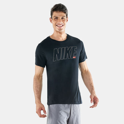 Nike Men's Dri-FIT Graphic Training T-Shirt Black