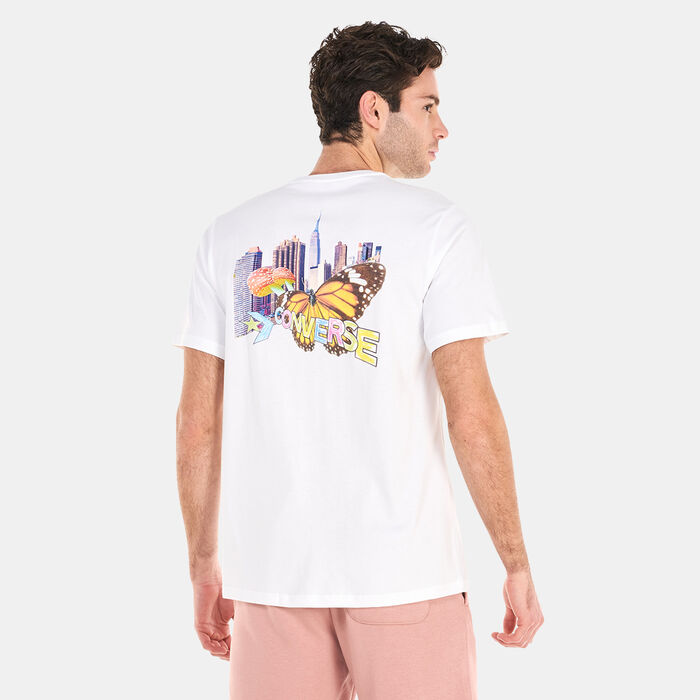 Converse Men's City Butterfly T-Shirt White Converse Men's City Butterfly T-Shirt White image number 1