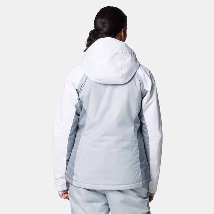 Columbia Women's Snowy Summit Insulated Hiking Jacket Grey Columbia Women's Snowy Summit Insulated Hiking Jacket Grey image number 1