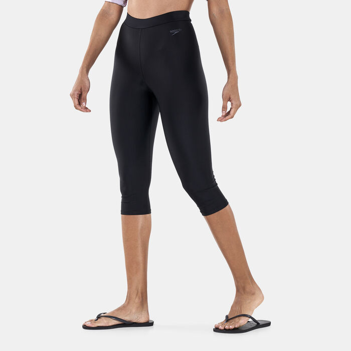 Speedo Women's Essential 3/4 Pants Black image number 0