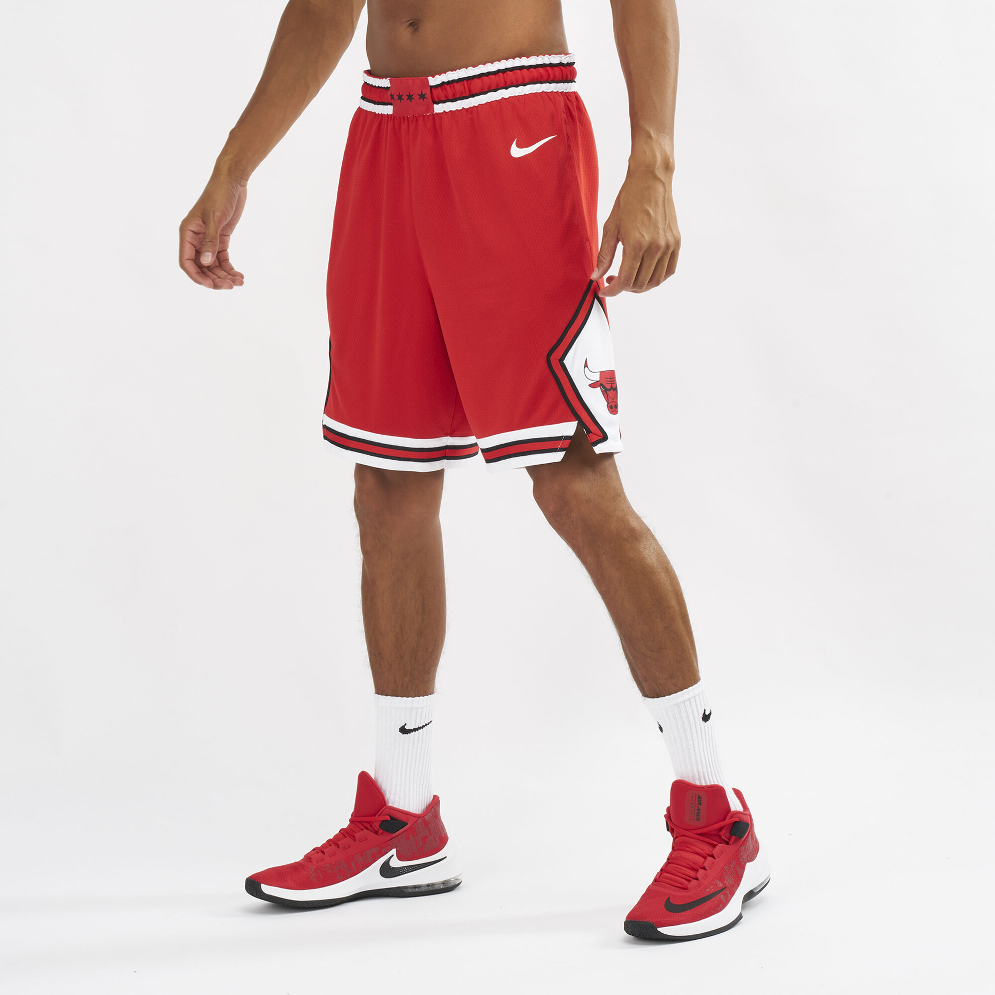 Nike Performance CHICAGO BULLS NBA SWINGMAN SHORT ROAD - Pantalón