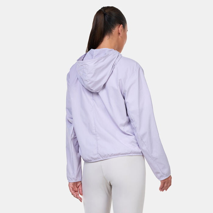 adidas Women's Run It Windbreaker Jacket Purple adidas Women's Run It Windbreaker Jacket Purple image number 3