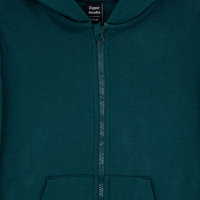 Sun and Sand Sports Kids' Zipper Hoodie Green Sun and Sand Sports Kids' Zipper Hoodie Green image number 2