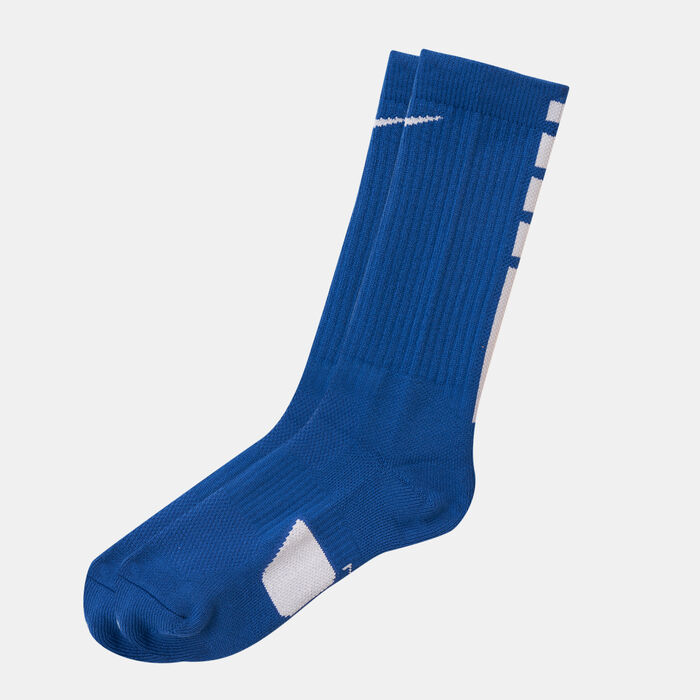 Nike Elite Crew Basketball Socks Blue Nike Elite Crew Basketball Socks Blue image number 0