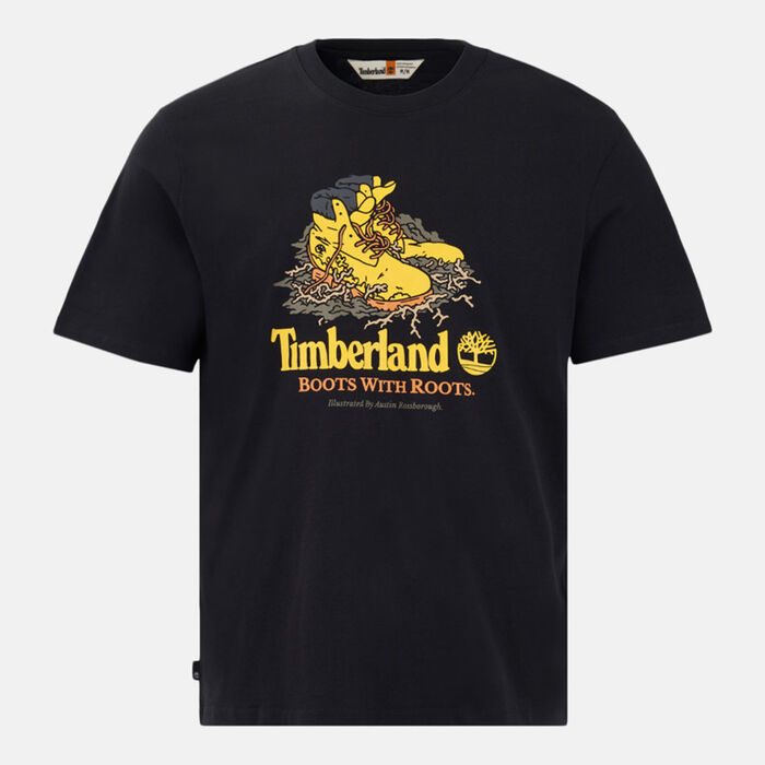 Timberland Men's Boot Graphic T-Shirt Black Timberland Men's Boot Graphic T-Shirt Black image number 0