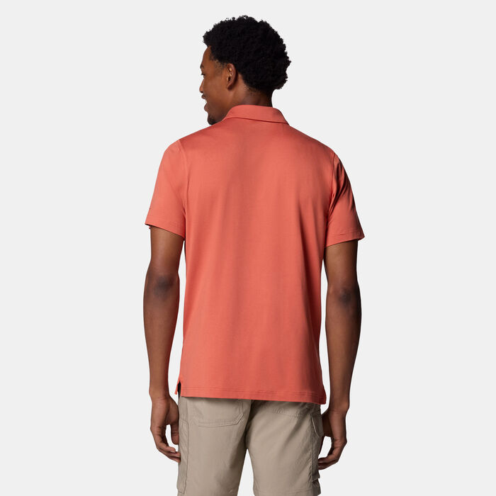 Columbia Men's Tech Trail™ Polo T-Shirt Red image number 1