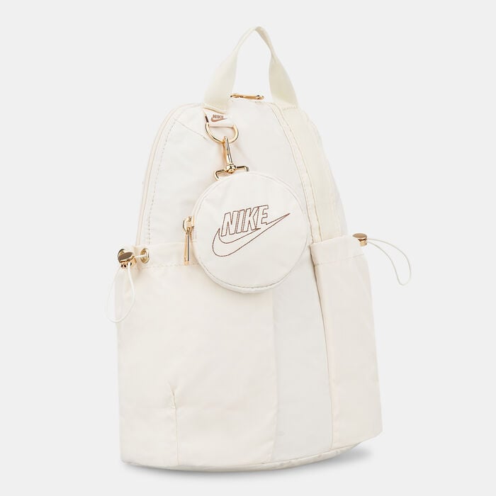 Nike Women's Sportswear Futura Luxe Mini Backpack White Nike Women's Sportswear Futura Luxe Mini Backpack White image number 2