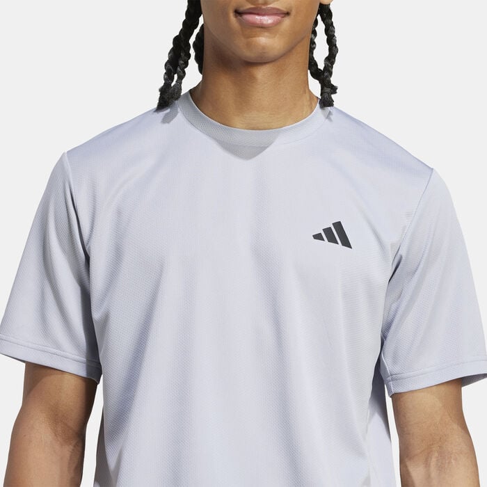 adidas Men's Training Essentials Training T-Shirt Grey adidas Men's Training Essentials Training T-Shirt Grey image number 3