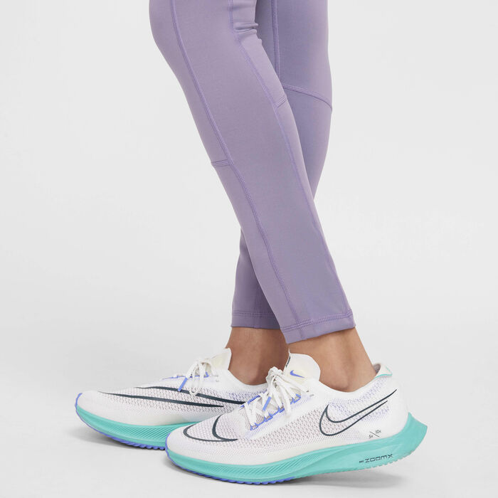 Nike Girls' Pro Dri-FIT Leak Protection: Period Leggings Grey Nike Girls' Pro Dri-FIT Leak Protection: Period Leggings Grey image number 3