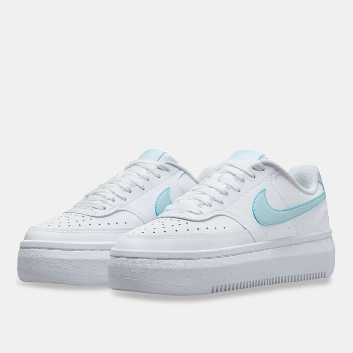 Nike Women's Court Vision Alta Shoes White Nike Women's Court Vision Alta Shoes White image number 1