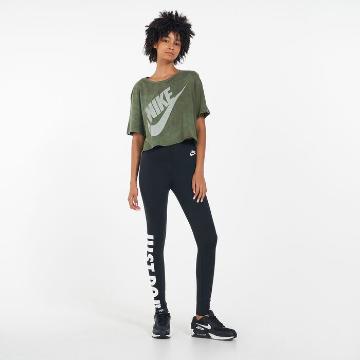 Buy Nike Women's Leg-A-See Just Do It Leggings Black in KSA -SSS