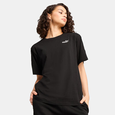 PUMA Women's Essentials Tape T-Shirt Black