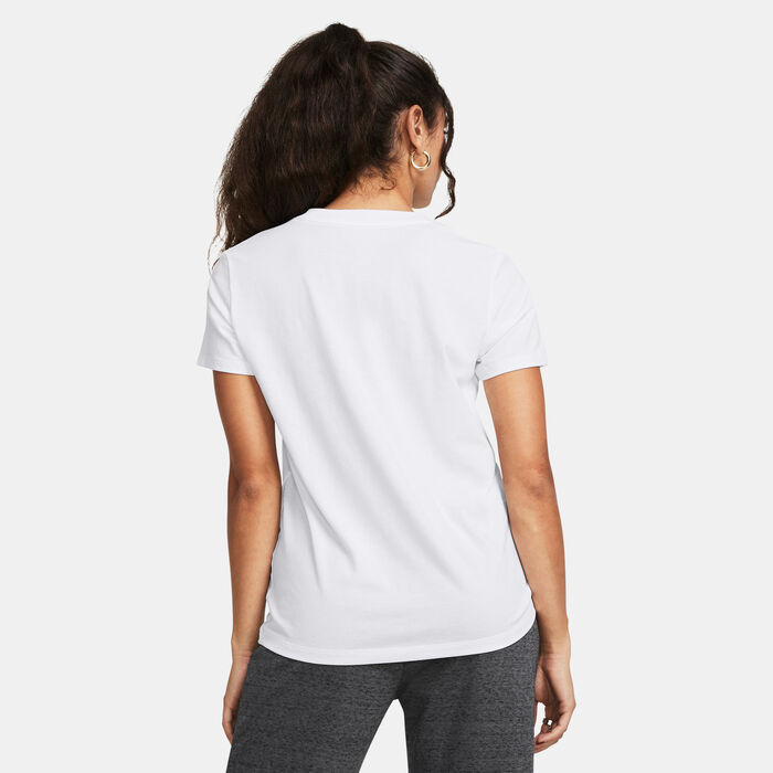 Under Armour Women's Rival Core T-Shirt White image number 1