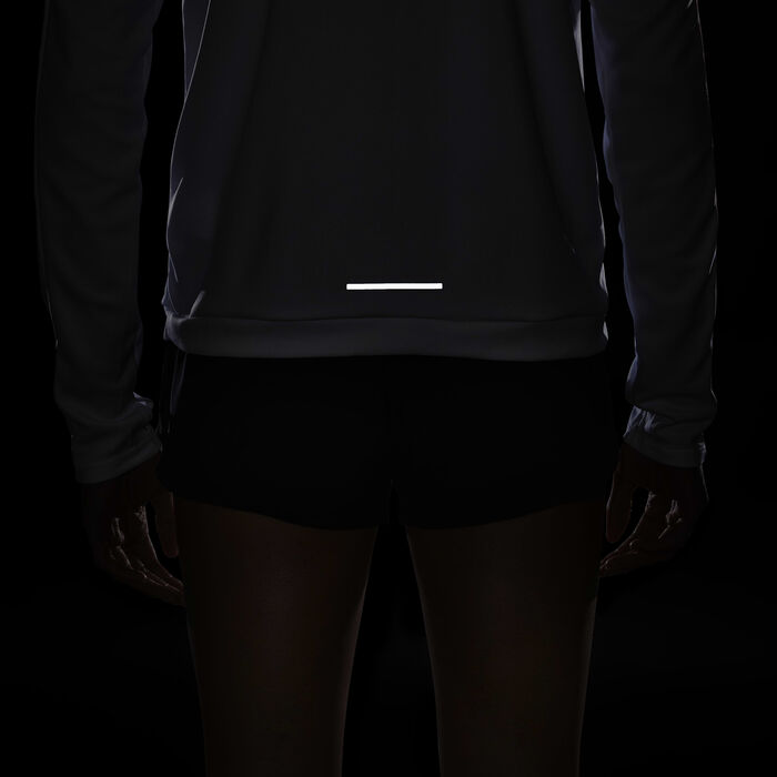 Nike Women's Swoosh Dri-FIT 1/4-Zip Mid Layer White Nike Women's Swoosh Dri-FIT 1/4-Zip Mid Layer White image number 6