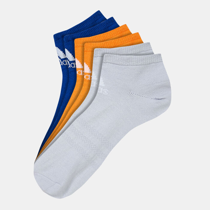 adidas Kids' Low Cut Socks (3 Pack) Blue image number 0