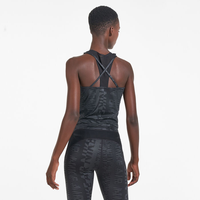Nike Women's Air Printed Tank Top Purple Nike Women's Air Printed Tank Top Purple image number 1