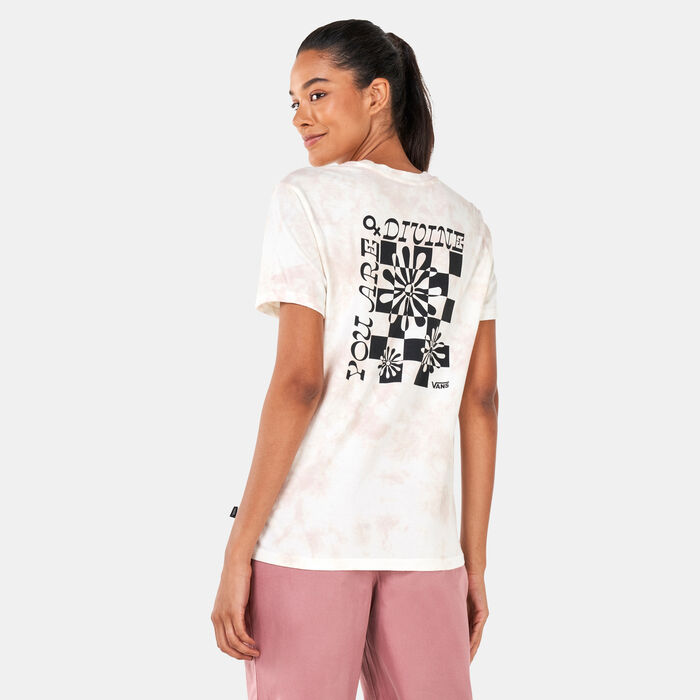 Vans Women's Divine Energy Boyfriend T-Shirt White Vans Women's Divine Energy Boyfriend T-Shirt White image number 0