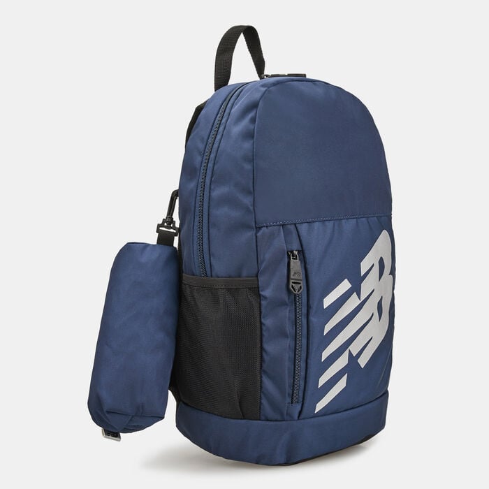 New Balance Kids' Logo Backpack with Pencil Case Blue New Balance Kids' Logo Backpack with Pencil Case Blue image number 2