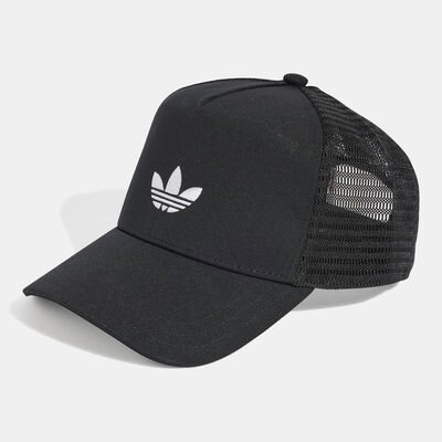 adidas Adicolor Classic Curved Trucker Cap Black adidas Adicolor Classic Curved Trucker Cap Black