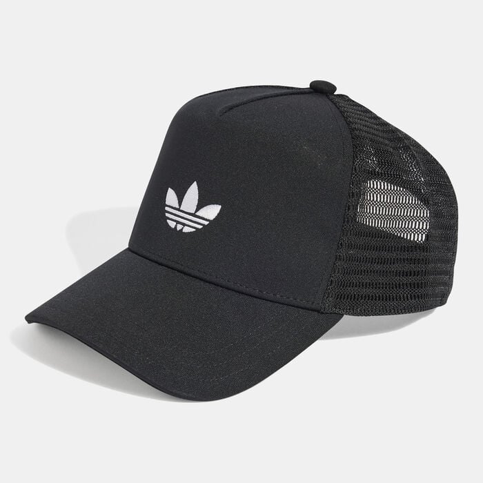 adidas Adicolor Classic Curved Trucker Cap Black adidas Adicolor Classic Curved Trucker Cap Black image number 0