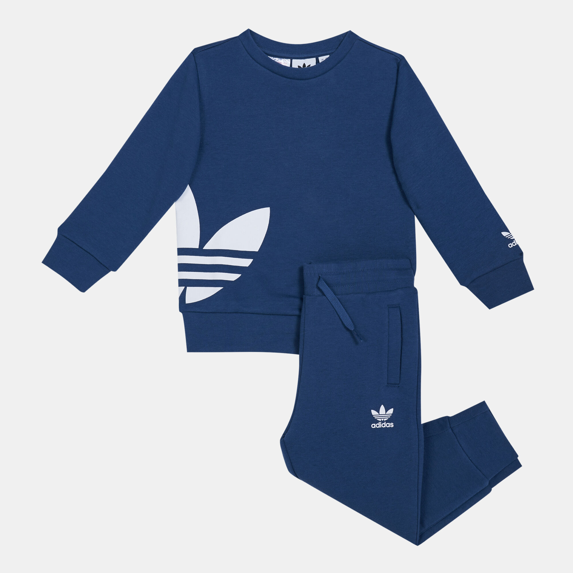 adidas trefoil crew set toddler