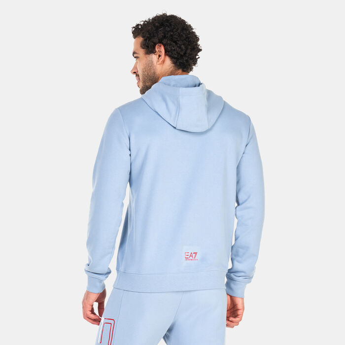 EA7 Emporio Armani Men's Big Logo Hoodie Green image number 1