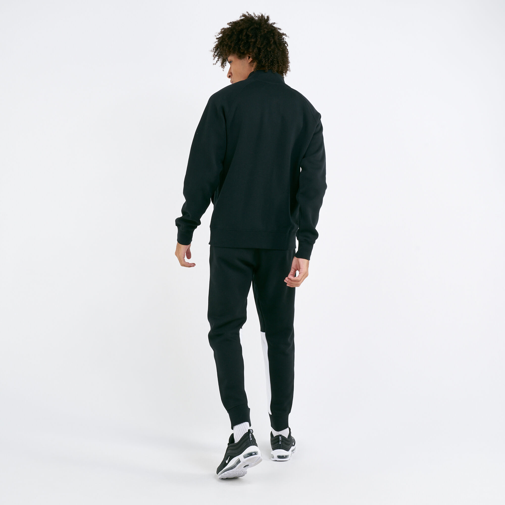 nike triple black tracksuit