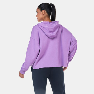 Under Armour Women's Rival Logo Hoodie Purple