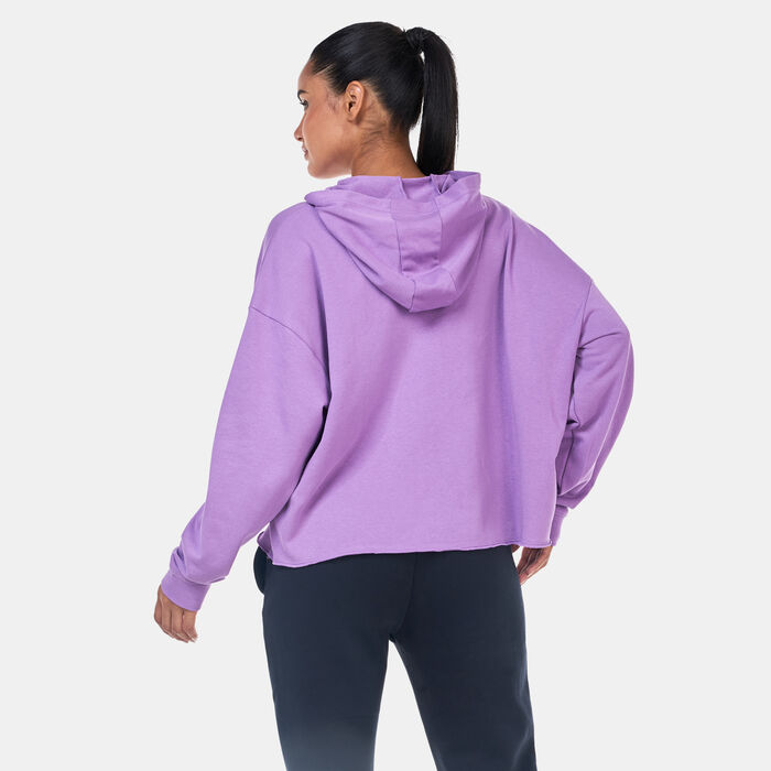 Under Armour Women's Rival Logo Hoodie Purple image number 1
