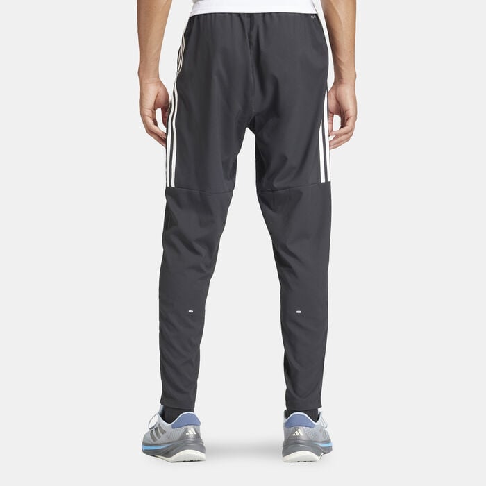 adidas Men's Own the Run 3-Stripes Pants Black adidas Men's Own the Run 3-Stripes Pants Black image number 1