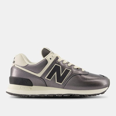 New Balance Women's 574 Shoes Mettalic