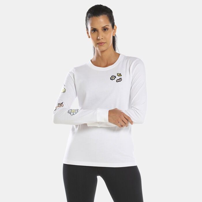 Nike Women's Sportswear Air Long Sleeves T-Shirt White Nike Women's Sportswear Air Long Sleeves T-Shirt White image number 0