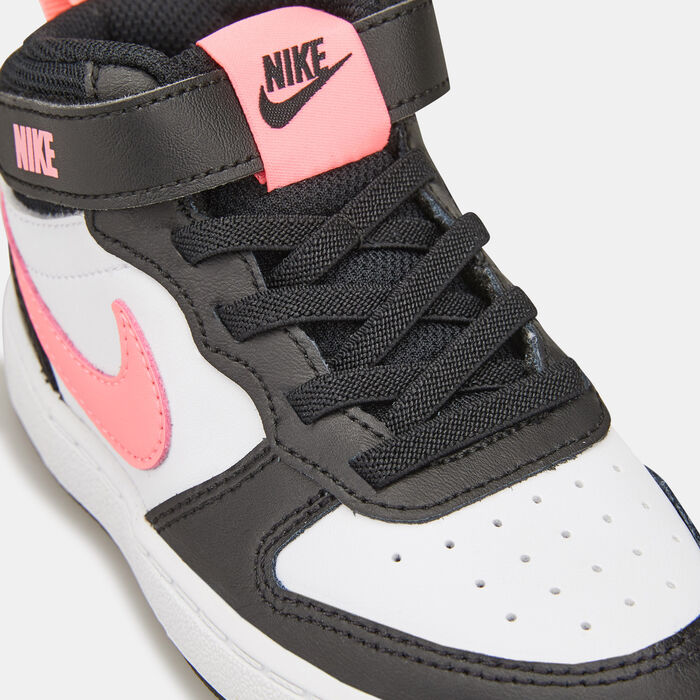 Nike Kids' Court Borough Mid 2 Shoe (Baby and Toddler) White Nike Kids' Court Borough Mid 2 Shoe (Baby and Toddler) White image number 4