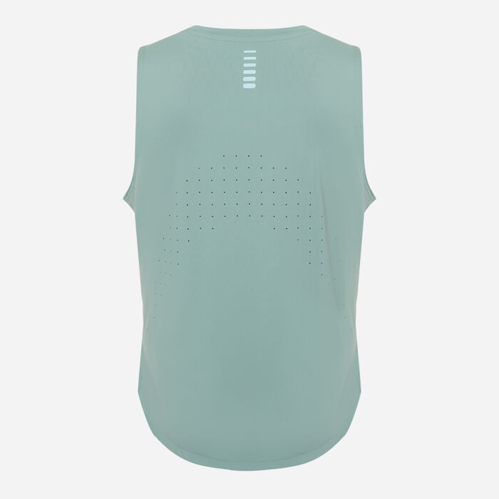 Under Armour Women's Launch Elite Tank Top Green Under Armour Women's Launch Elite Tank Top Green image number 1