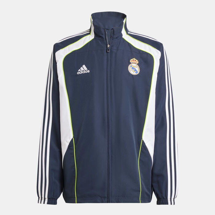 adidas Men's Real Madrid UBP Track Jacket Blue adidas Men's Real Madrid UBP Track Jacket Blue image number 0