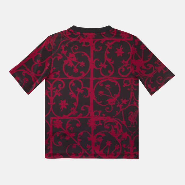 adidas Kids' Liverpool FC 25/26 Pre-Match Football Top Black adidas Kids' Liverpool FC 25/26 Pre-Match Football Top Black image number 1