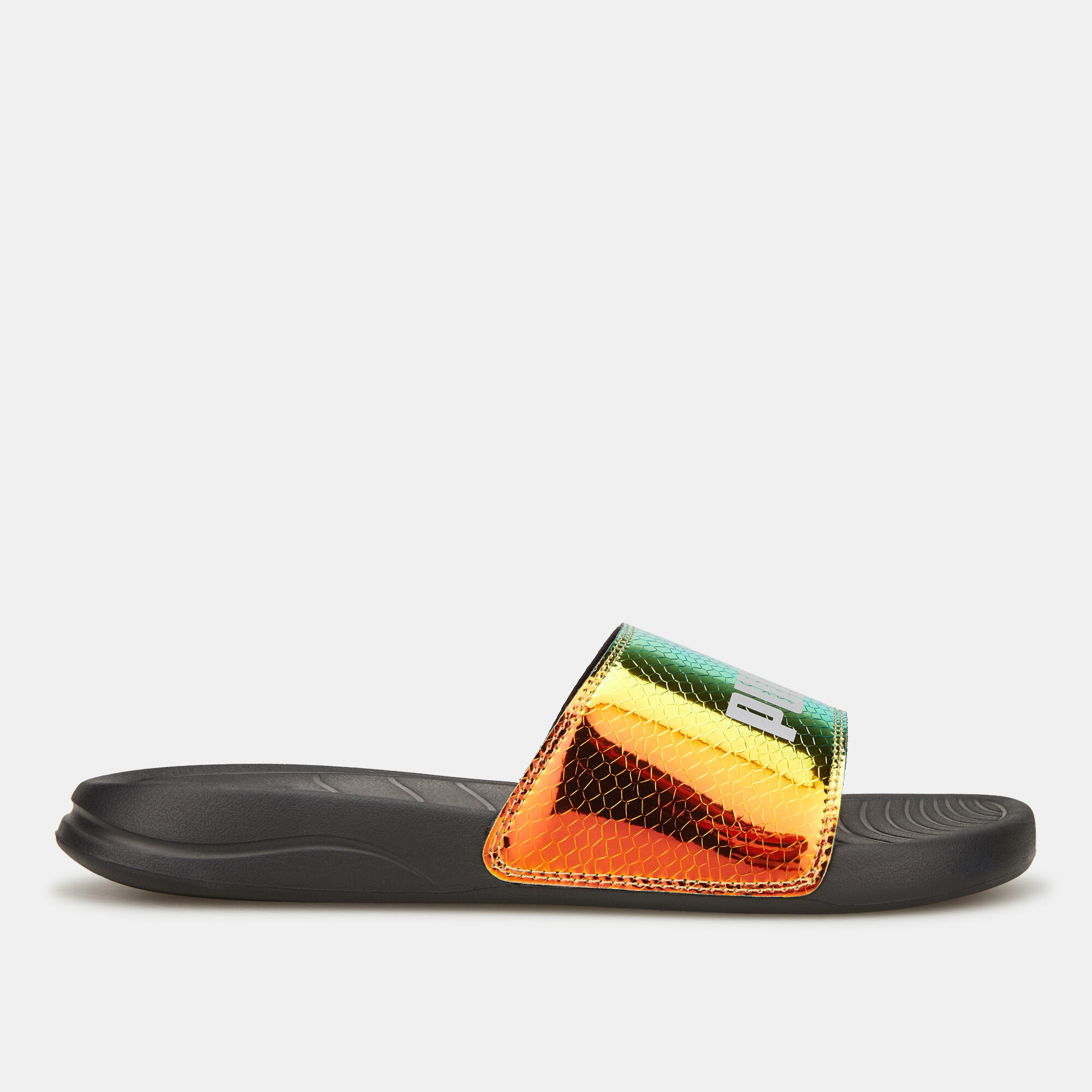 Puma slides yellow cheap