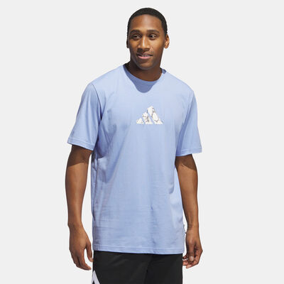 adidas Men's Donovan Mitchell Foundation T-Shirt Blue