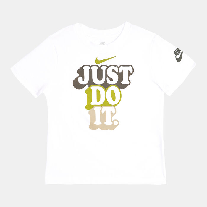 Nike Kids' Just Do It Camp T-Shirt Orange Nike Kids' Just Do It Camp T-Shirt Orange image number 0