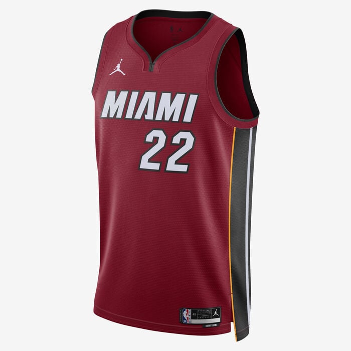 Jordan Men's NBA Miami Heat Statement Edition Dri-FIT Swingman Jersey Maroon Jordan Men's NBA Miami Heat Statement Edition Dri-FIT Swingman Jersey Maroon image number 0