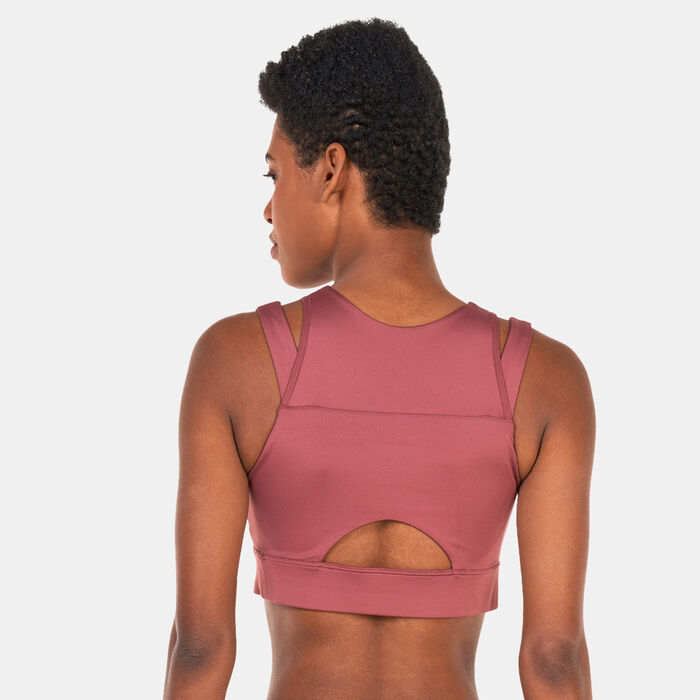New Balance Women's Shape Shield Crop Bra Red New Balance Women's Shape Shield Crop Bra Red image number 1