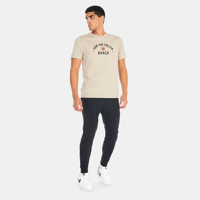 Nike Men's F.C. Barcelona Verbiage T-Shirt Ivory Nike Men's F.C. Barcelona Verbiage T-Shirt Ivory image number 2