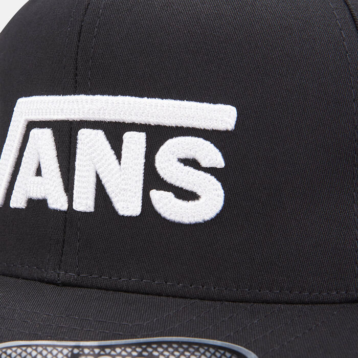 Vans Kids' Drop V Snapback Cap Black image number 2