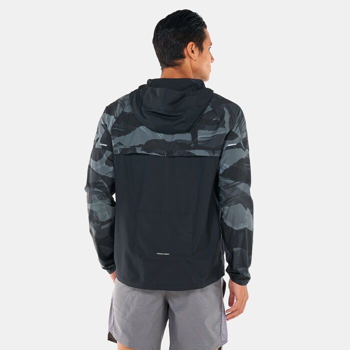 Nike Men's Repel Windrunner Camo Jacket Grey image number 1