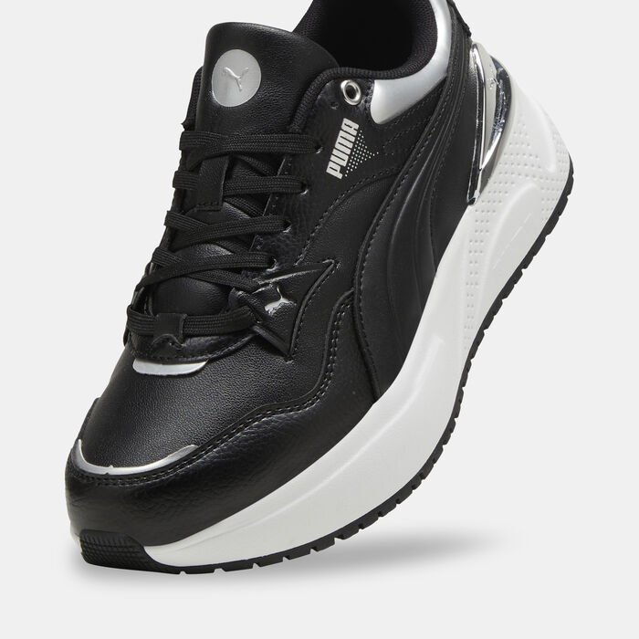 PUMA Women's R78 Disrupt Metallic Dream Shoes White PUMA Women's R78 Disrupt Metallic Dream Shoes White image number 4