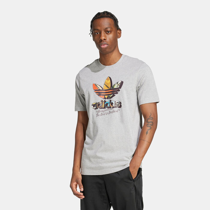 adidas Originals Men's Originals T-Shirt Grey adidas Originals Men's Originals T-Shirt Grey image number 0