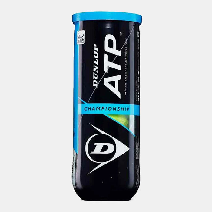Dunlop ATP Championship Tennis Balls (3 Pieces) Multi-Color image number 1