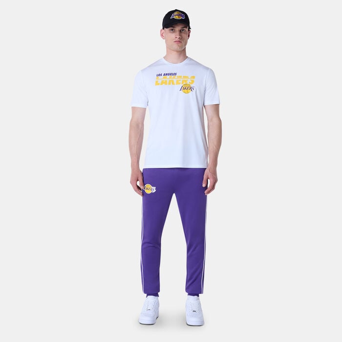New Era Men's NBA Los Angeles Lakers Track Pants Purple New Era Men's NBA Los Angeles Lakers Track Pants Purple image number 2