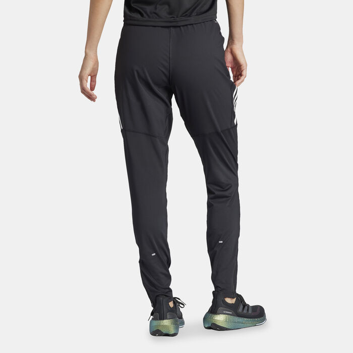 adidas Women's Own the Run 3-Stripes Joggers Black adidas Women's Own the Run 3-Stripes Joggers Black image number 1